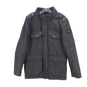 SCHOTT NYC Jacket Jacket M85 Army Type Charcoal Gray Black MEDIUM